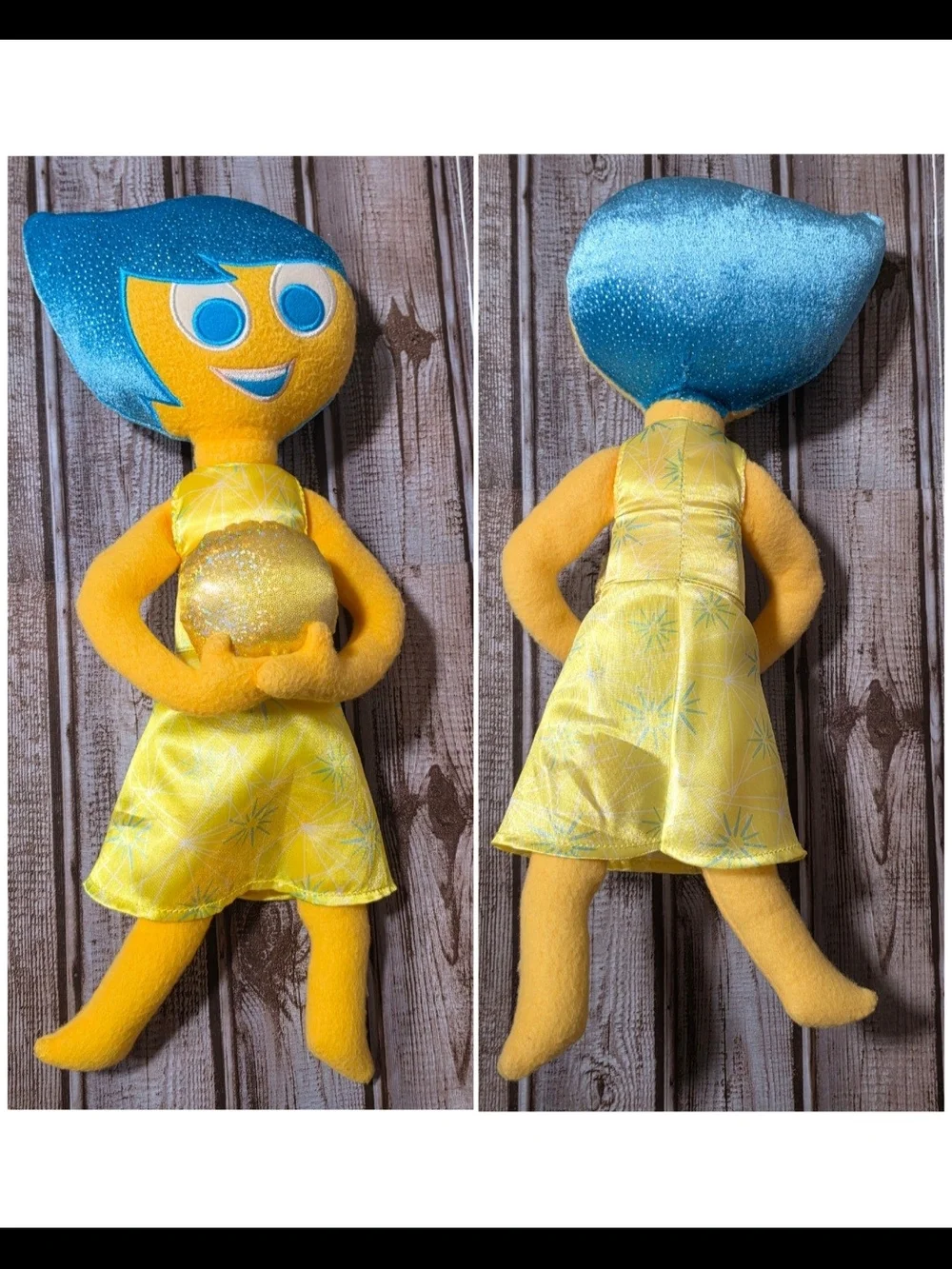 Set of 5 Inside Out Plush Dolls (2015)